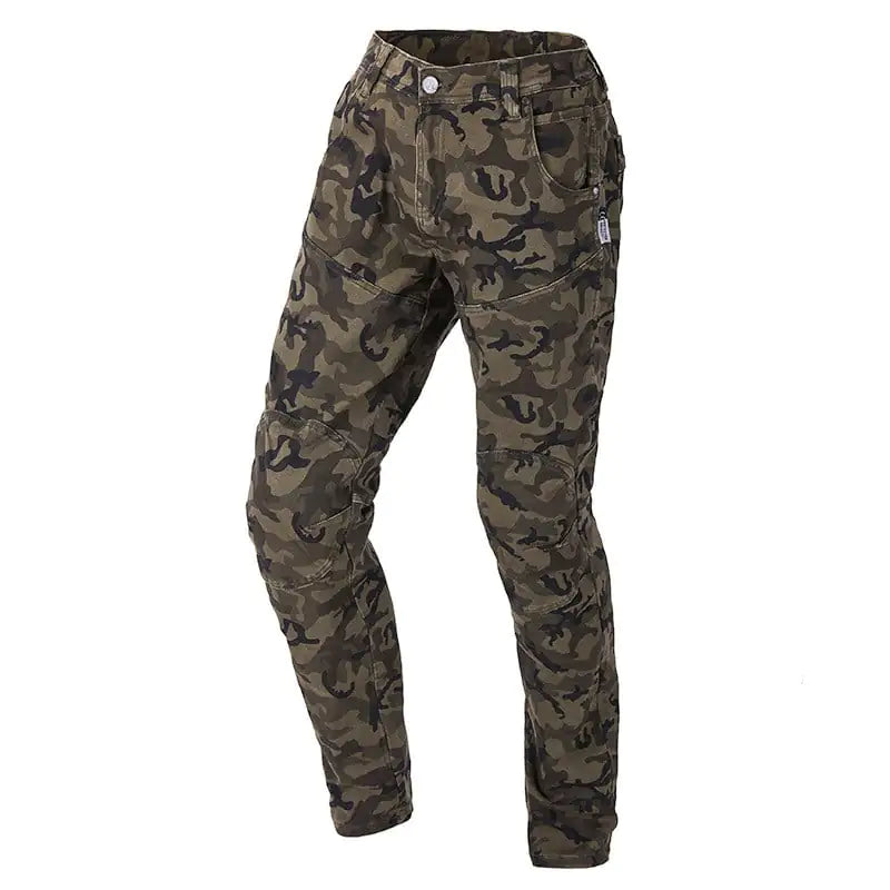 Camouflage Jeans with Racing Belt Protector
